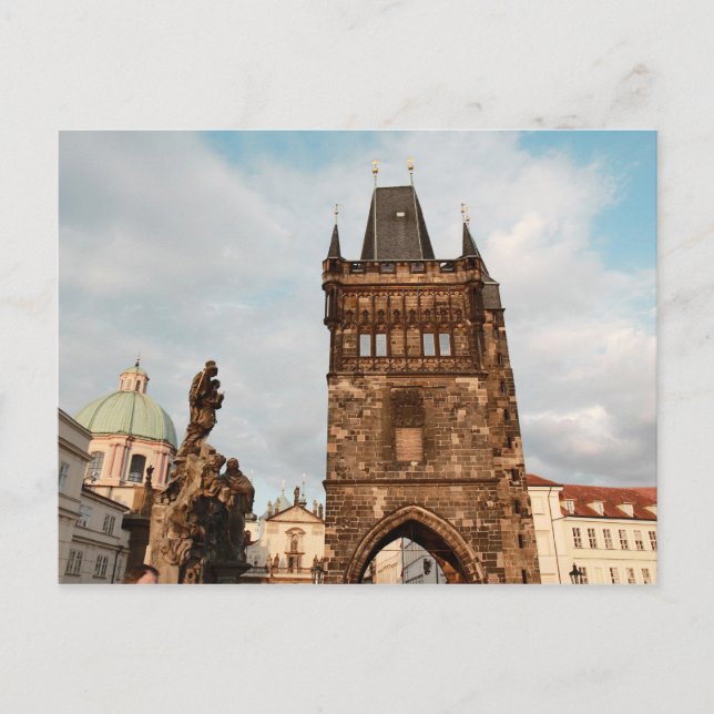 Prag, Tschechische Foto Postkarte (Vorderseite)