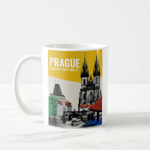 Prag Tschechische Republik Altstadt Panorama Colla Kaffeetasse