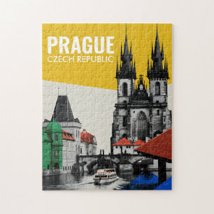 Prag Tschechische Republik Altstadt Panorama Colla Puzzle