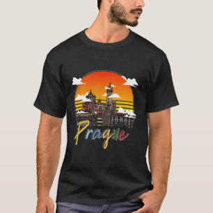 Prag Tschechische Republik Europa Tschechoslowakei T-Shirt