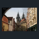 PRAG, Tschechische Republik - gewundene Straßen Poster<br><div class="desc">WEITERE FOTOS IN DIESEM PRAG-PORTFOLIO:</div>