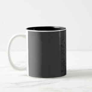Prag Tschechische Republik Handgezeichnete Sketch Zweifarbige Tasse