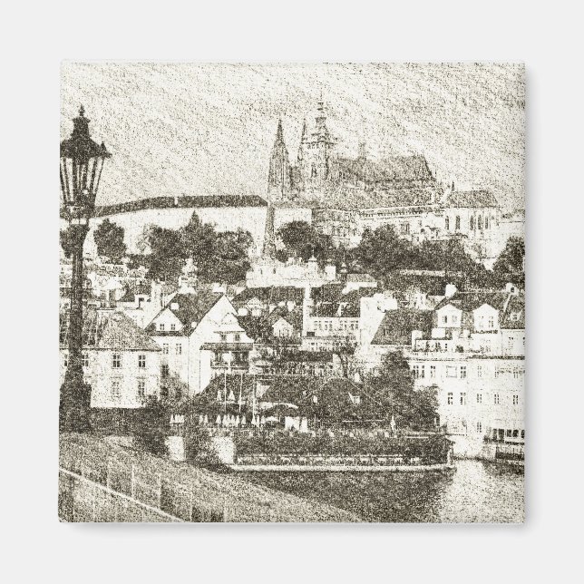 Prag, Tschechische Republik Magnet (Vorne)