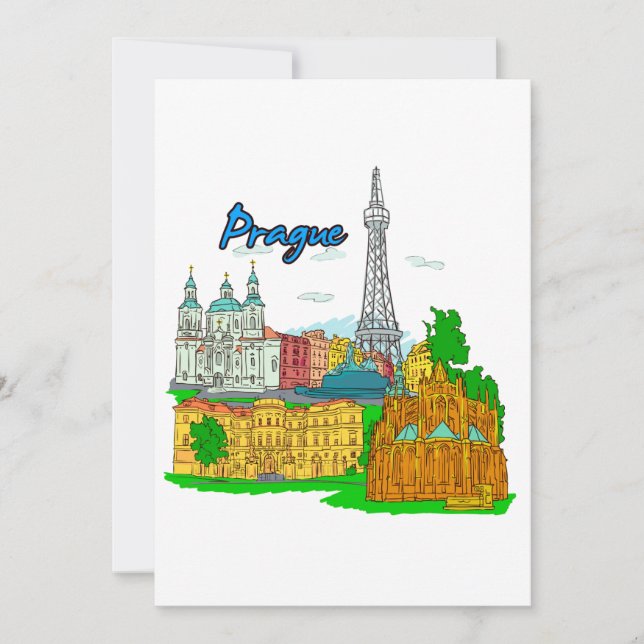 Prag - Tschechische Republik.png Einladung (Vorderseite)