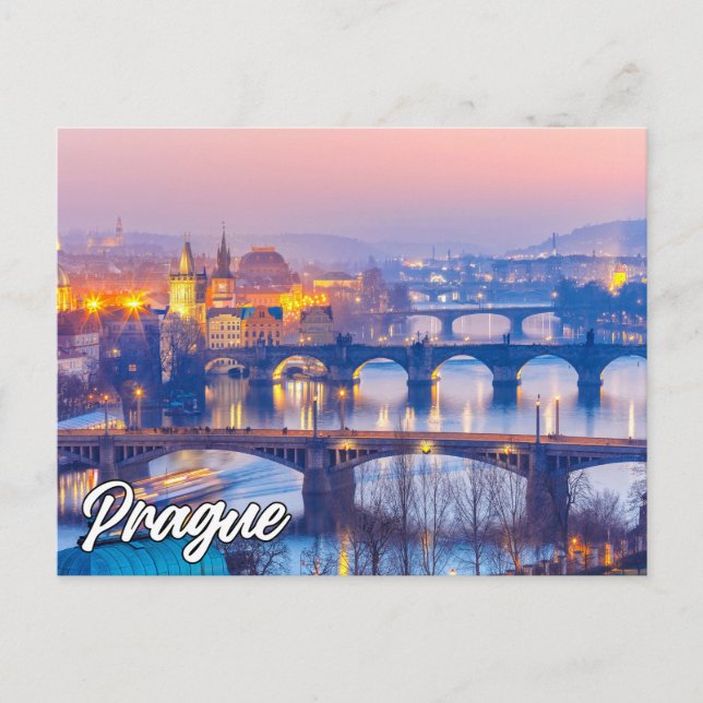 Prag, Tschechische Republik Postkarte (Vorderseite)