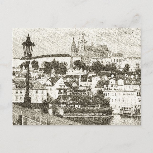 Prag, Tschechische Republik Postkarte (Vorderseite)
