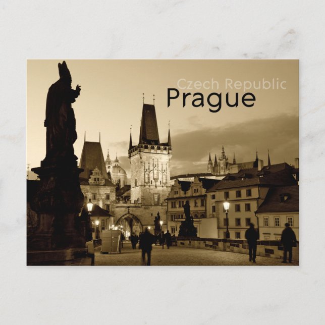 Prag, Tschechische Republik Postkarte (Vorderseite)