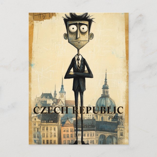 Prag Tschechische Republik Postkarte (Vorderseite)