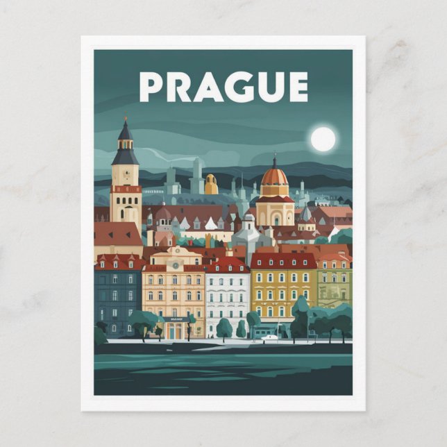 Prag, Tschechische Republik Postkarte (Vorderseite)