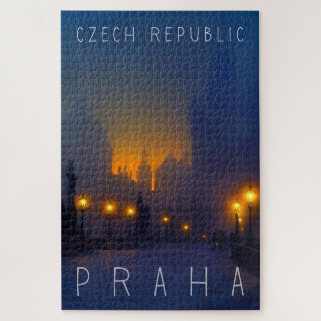 Prag, Tschechische Republik, Praha-Puzzle Puzzle (Vertikal)