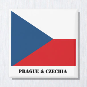 Prag & Tschechische Republik, Tschechisches Flagge Magnet
