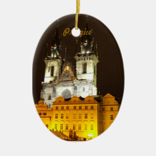 Prag-Verzierung unsere Dame von Tyn Keramikornament