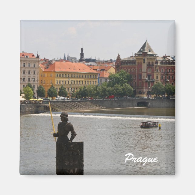 Prag von Moldava Magnet (Vorne)