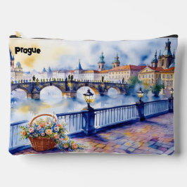 Prag - Wasserfarbskizze der Tschechischen Republik Zubehörtasche