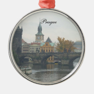 Prag-Weihnachtsverzierung Silbernes Ornament