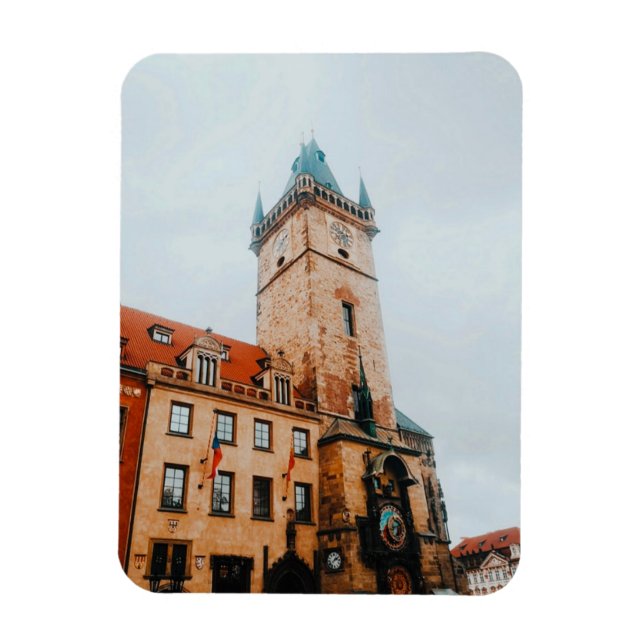 Prager Astronomische Uhr, Altstädter Ring Tschechi Magnet (Vertikal)