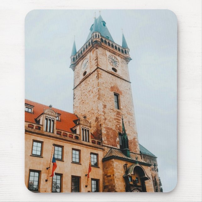 Prager Astronomische Uhr, Altstädter Ring Tschechi Mousepad (Vorne)