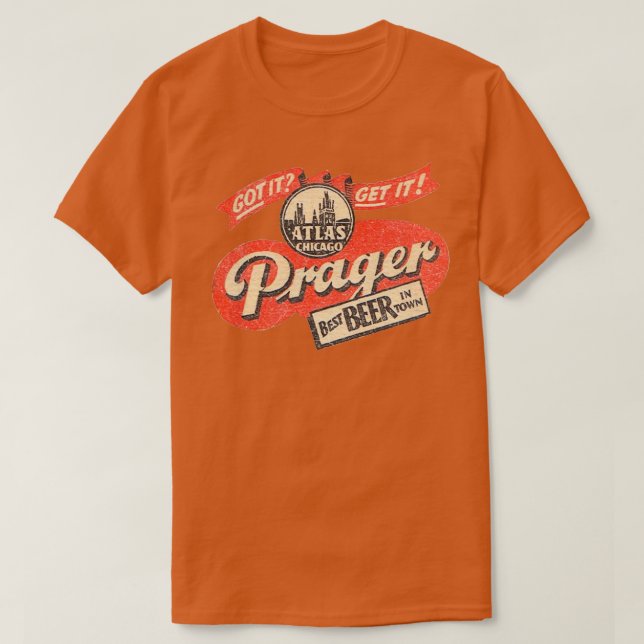 Prager Beer T T-Shirt (Design vorne)