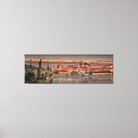 Prager Burg Karlsbrücke am Morgen