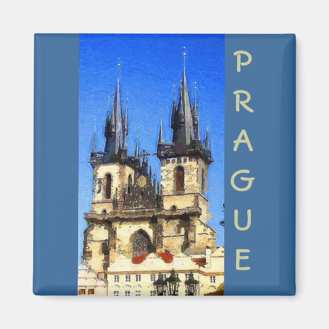 Prager Burg Magnet (Vorne)