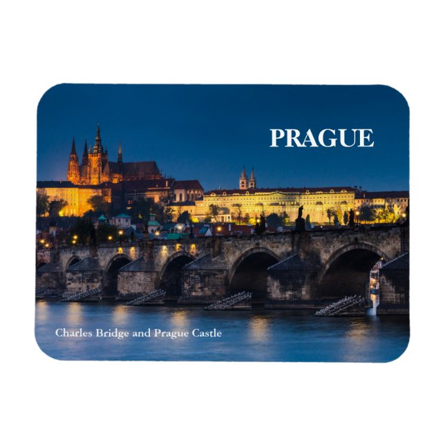 Prager Burg Magnet (Horizontal)