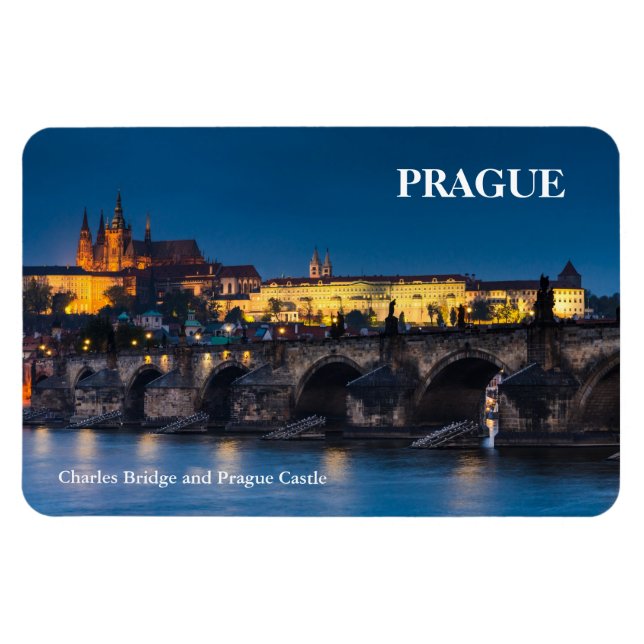 Prager Burg Magnet (Horizontal)