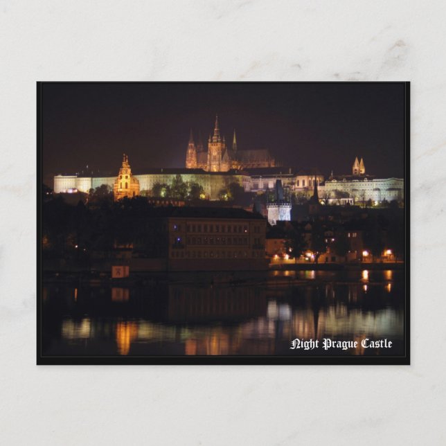 Prager Burg Nachmittag Postkarte (Vorderseite)