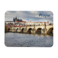 Prager Burg und Souvenir-Foto der Karlsbrücke