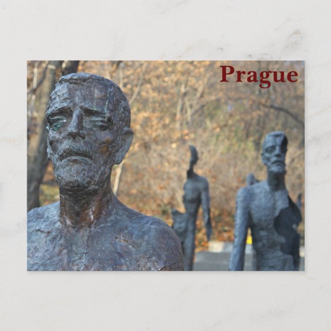 Prager Denkmal Postkarte (Vorderseite)