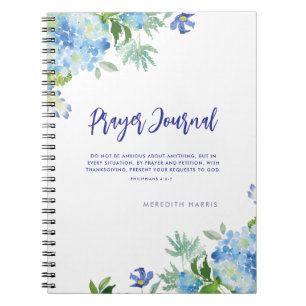 Prager Journal Modern Watercolor Floral Notebook Notizblock