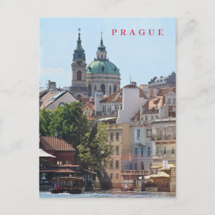 Prager Kirchenansicht Postkarte