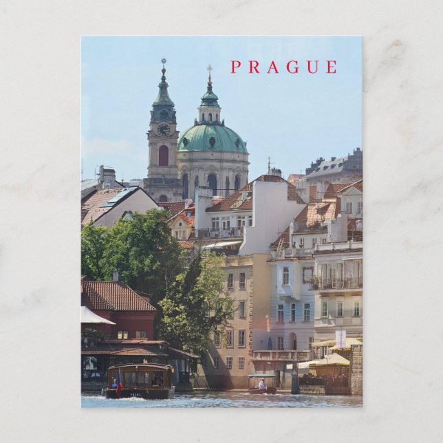Prager Kirchenansicht Postkarte (Vorderseite)