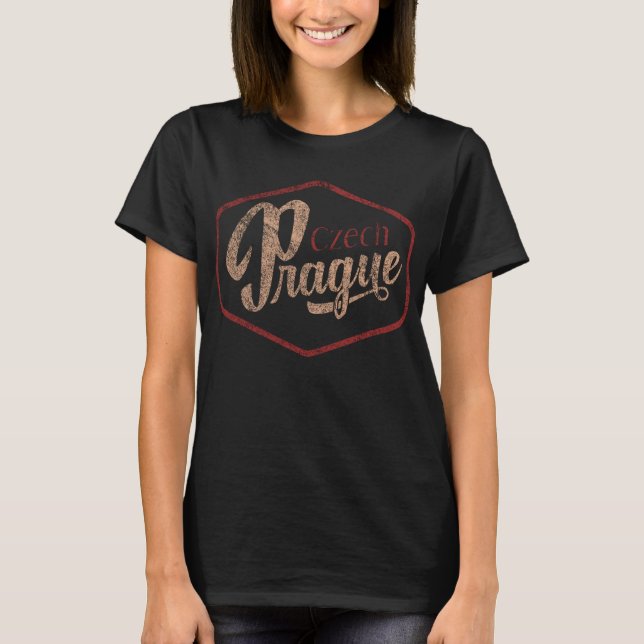 Prager Logo-Abzeichen T-Shirt (Vorderseite)
