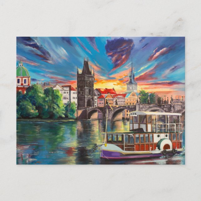 Prager Märchen Postkarte (Vorderseite)