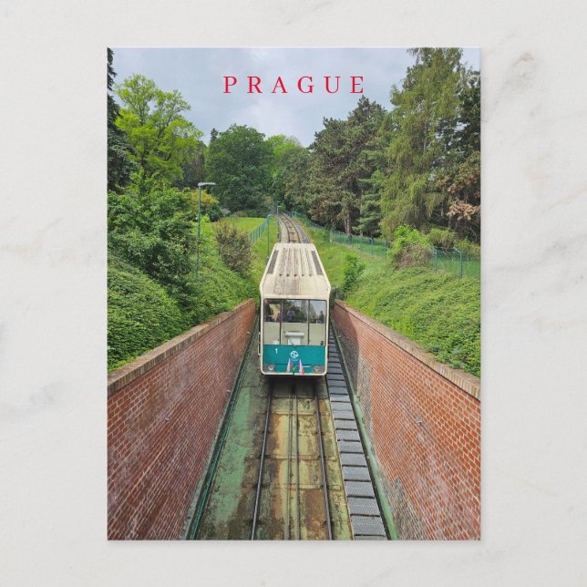 Prager Standseilblick Postkarte (Vorderseite)