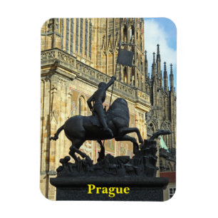 Prager Statue Magnet