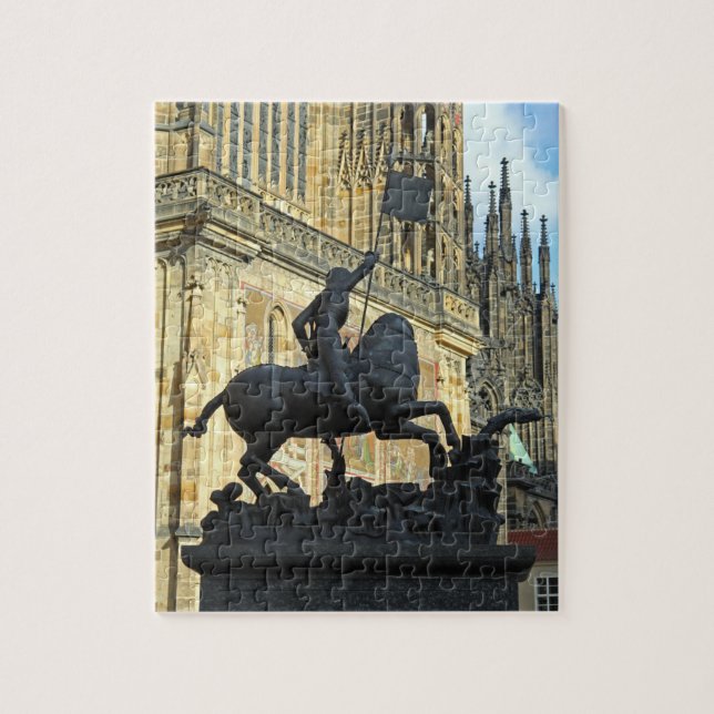 Prager Statue Puzzle (Vertikal)