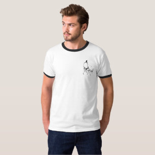 Prägestempel von Kawanabe Kyosai T-Shirt