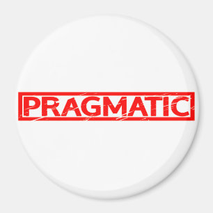 Pragmatische Briefmarke Magnet