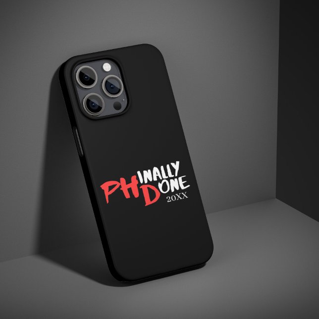 Prägnant gemacht - Design für Black PHD-Abschluss Case-Mate iPhone Hülle (Von Creator hochgeladen)