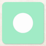 Prägnante grüne weiße Stelle Moderne elegante Blan Rechteckiger Pappuntersetzer<br><div class="desc">Minze grüne weiße Stelle Moderne elegante Blank Template Square Untersetzer.</div>
