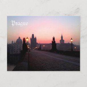 Prague Charles Bridge Postkarte