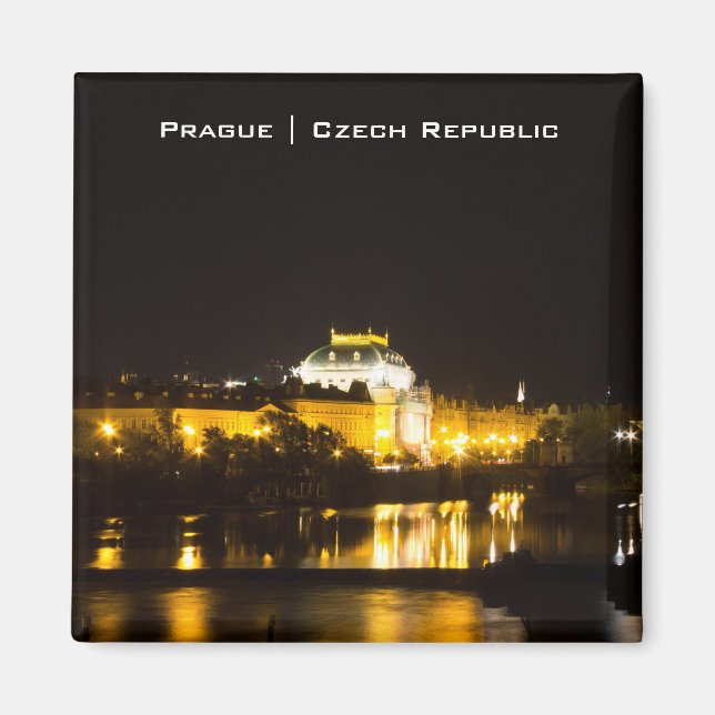 Prague Cityscape Magnet (Vorne)