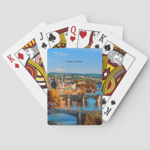 Prague Czechia Bridges Spielkarten