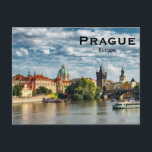 Prague Europe Vintage Reisen Tourismus hinzufügen Postkarte<br><div class="desc">Es ist ein wunderschönes künstlerisches fotografisches Foto von Prag Europa. Es ist die beste Vorsicht für Reisen nach Europa. Das ist Prag,  Europa Vintage Reise Postkarten,  atemberaubende Vintage Kunst Postkarte.</div>