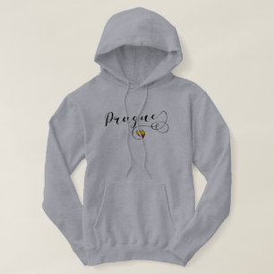Prague Heart, Tschechische Republik Hoodie