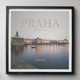 Prague Lights Travel Momento Benutzerdefinierte Fo Fotofliesen Zum Abziehen Und Aufkleben