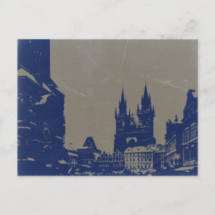 PRAGUE OLD TOWN SQUARE POSTKARTE
