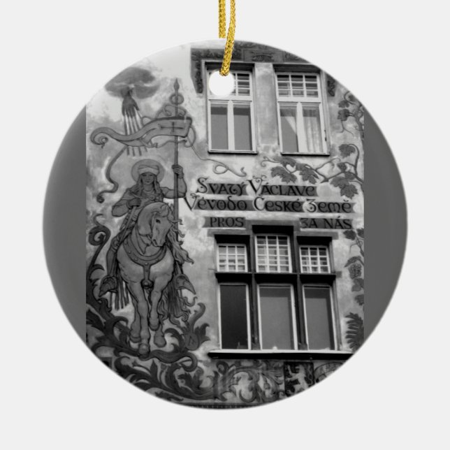 Prague Wall Art Keramikornament (Vorne)