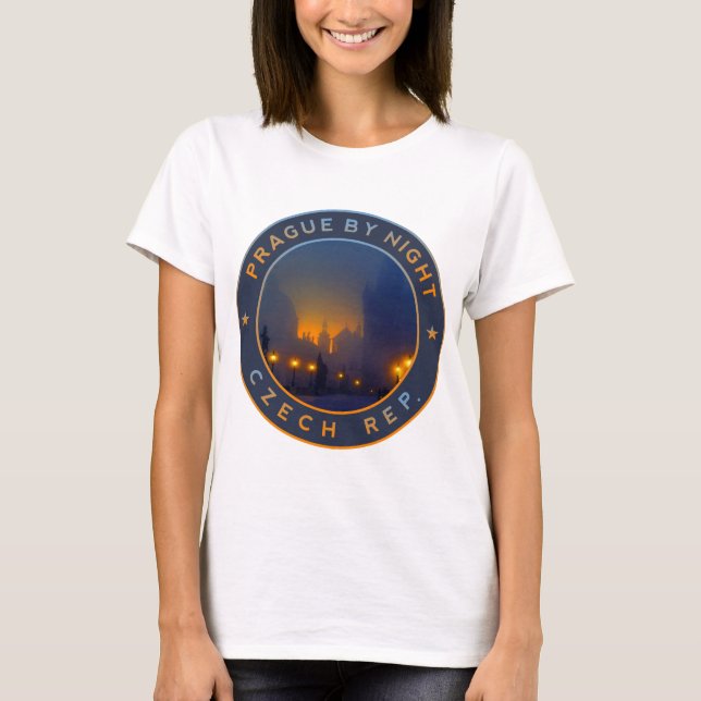 Praha by Night T-Shirt (Vorderseite)